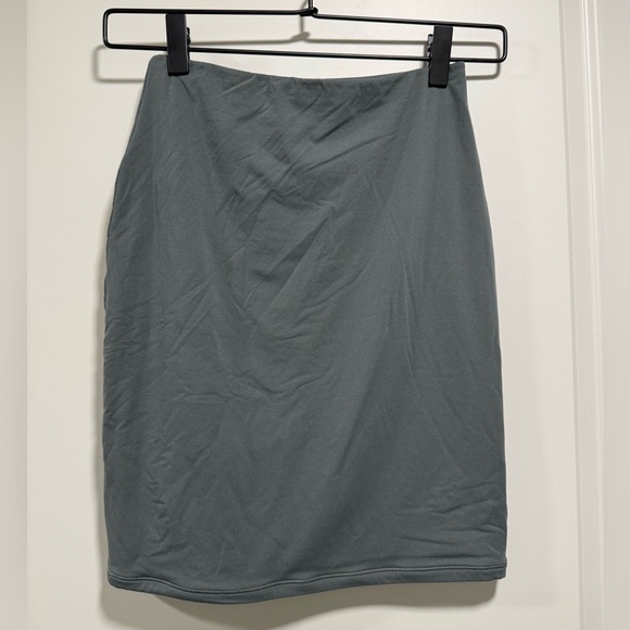 SKIMS Dresses & Skirts - SKIMS Fits Everybody Green Mini Skirt